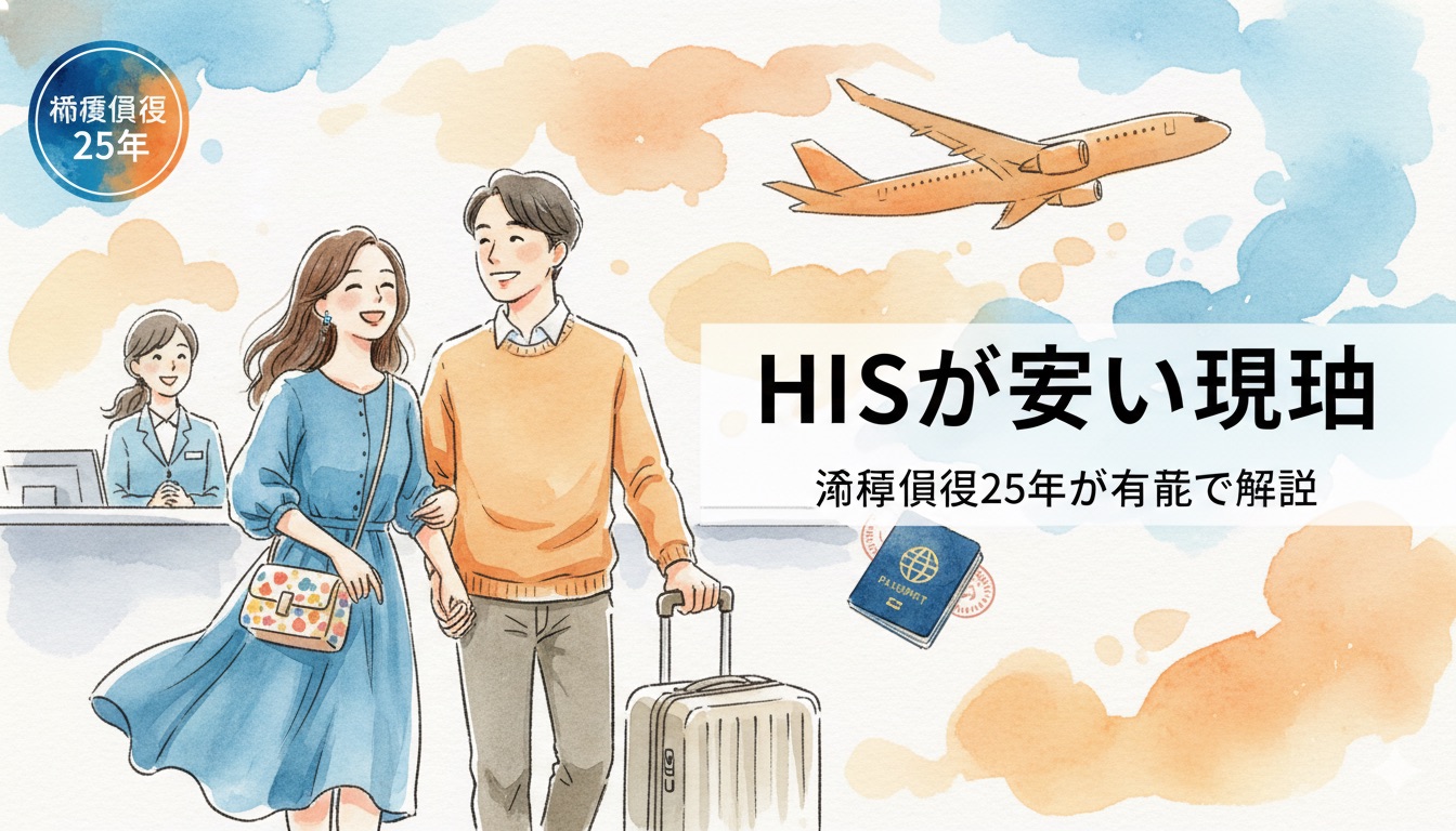 HISが安い理由を添乗員歴25年が本音で解説 アイキャッチ画像