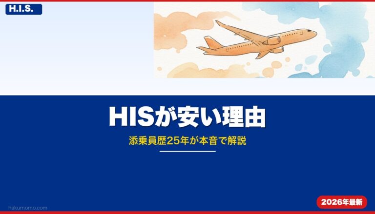 HIS安い理由