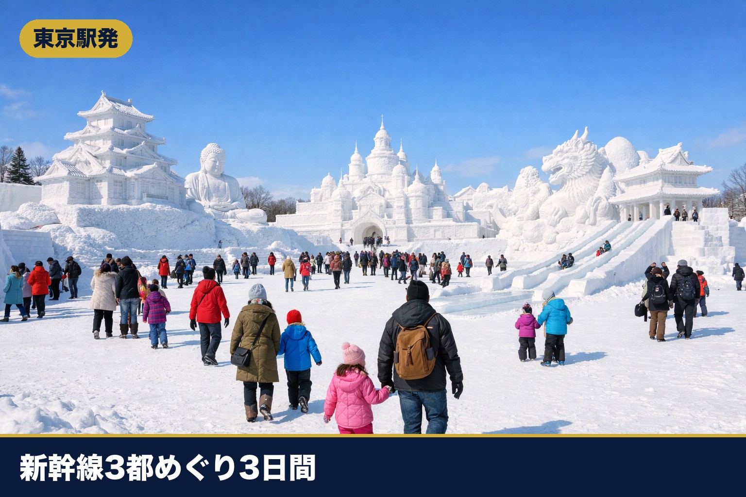 さっぽろ雪まつりの大雪像のイメージ